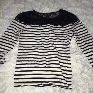 Basic lace top shirt